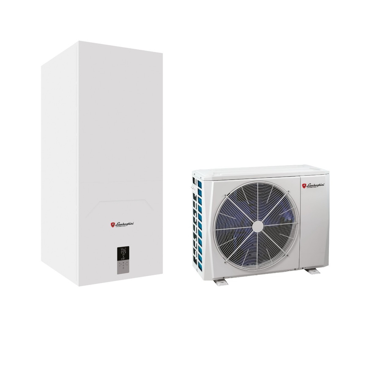 Toplotna pumpa vazduh–voda split sistem Inverter Idola SW-T 3.2 08 8 kW MF bojler 100 l Lamborghini 1 Toplotna pumpa Lamborghini Idola SW-T 3.2 08 8 kW MF split sistem vazduh voda bojler 100 l